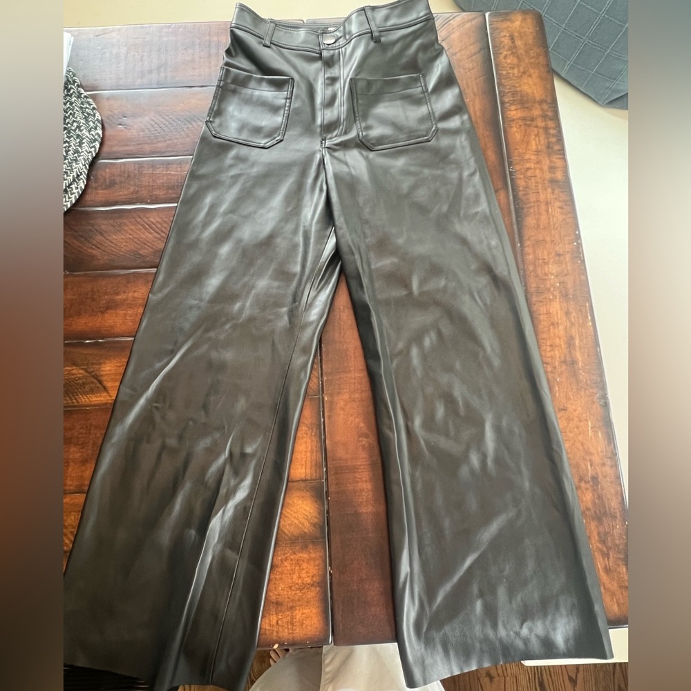 Zara Faux Leather Pants